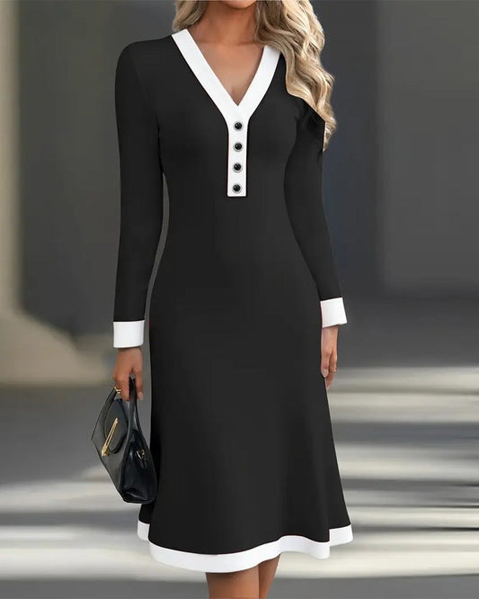 Kaylinâą Stylish Long-Sleeve Dress