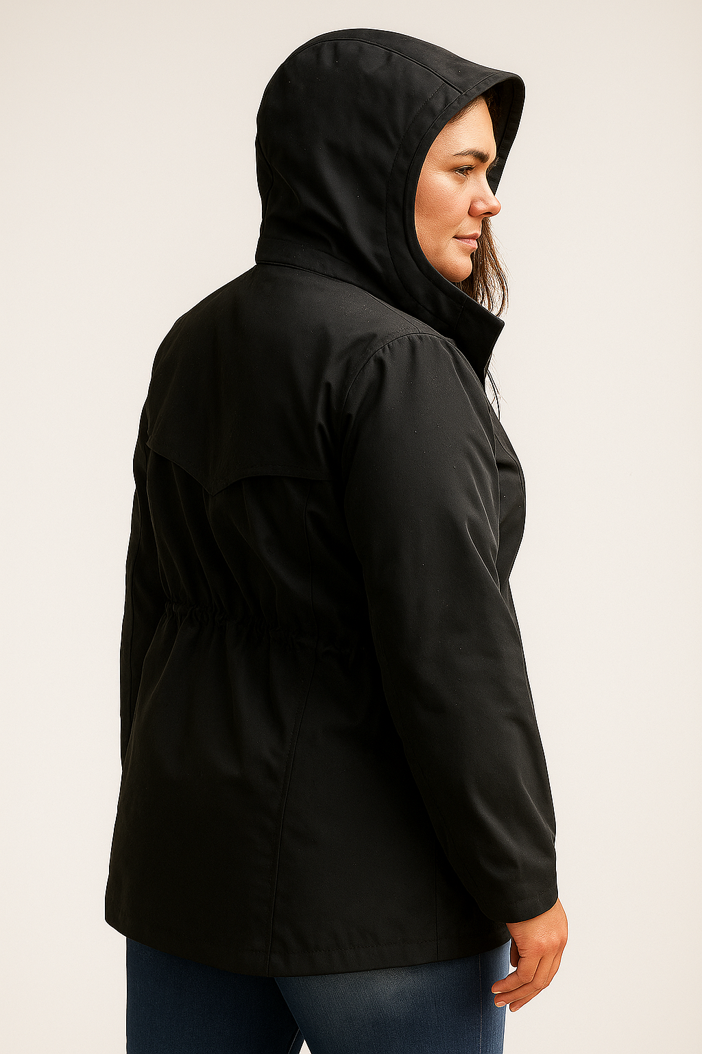 Elvessa Plaid Rain Jacket