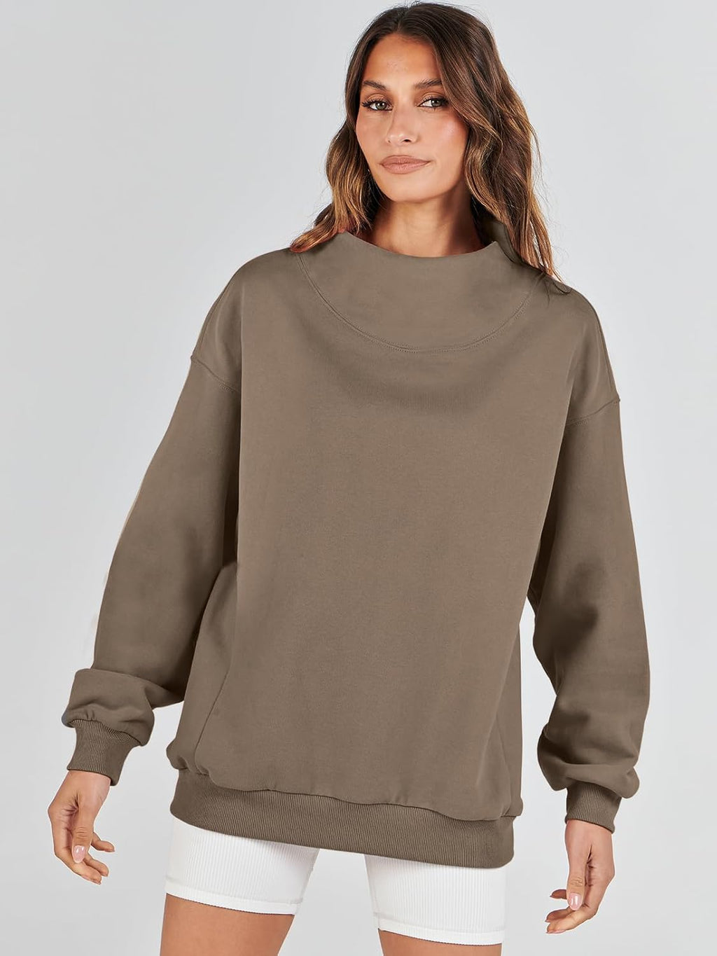✨Women‘s Oversized Sweatshirts Turtleneck Pullover (Buy 2 Free Shipping)