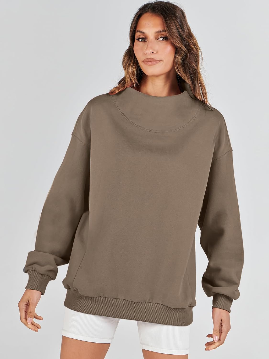 ✨Women‘s Oversized Sweatshirts Turtleneck Pullover (Buy 2 Free Shipping)