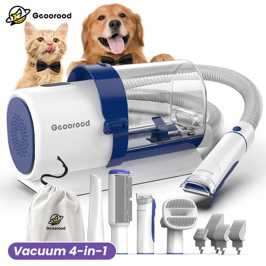 Portable Home Pet Grooming Vacuum Kit
