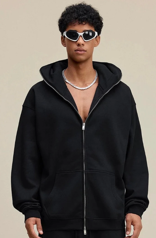 ZipShield Thermal Zip-Up Comfort Hoodie