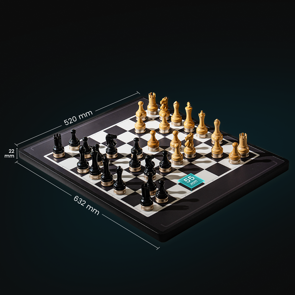 🎉Last Day Promotion 60% OFF 🔥 - Advanced robotic chessboard with wooden chess pieces