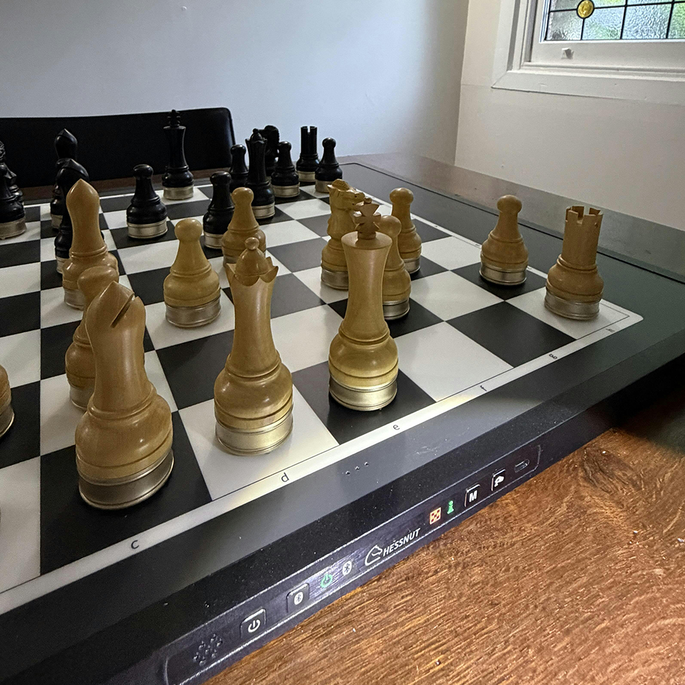 🎉Last Day Promotion 60% OFF 🔥 - Advanced robotic chessboard with wooden chess pieces