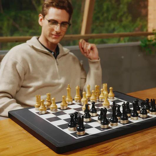 🎉Last Day Promotion 60% OFF 🔥 - Advanced robotic chessboard with wooden chess pieces